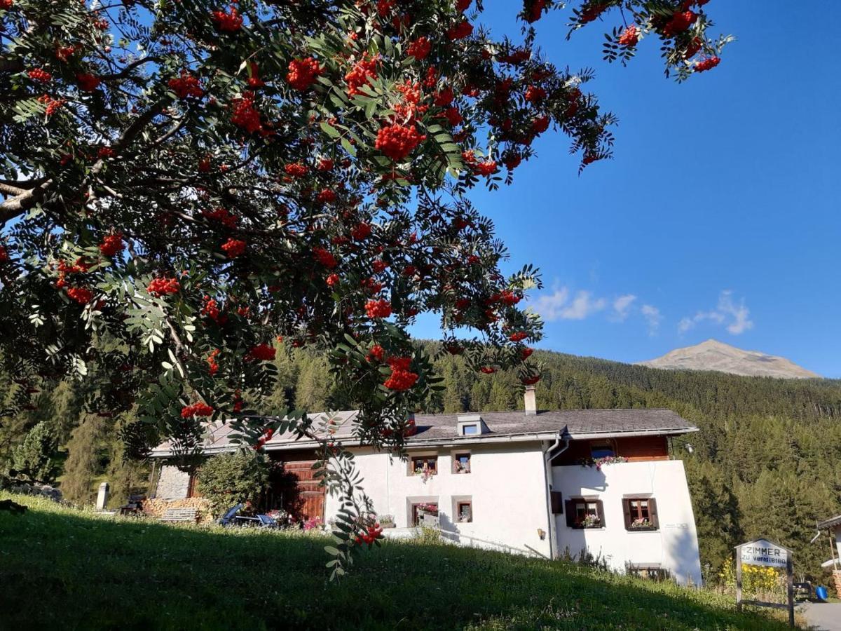 Ferienwohnung Fuldera Daint chasa Zanoli Whg im zweiten Stock Exterior foto